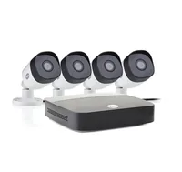 Yale Überwachungsset Outdoor CCTV-Kamera-Kit, 4 Stück - Typ: Komplettsystem - Indoor/Outdoor: Outdoor - Tag-/Nacht-Funktion: IR-Cut-Filter & IR-LED - Bildsensor Auflösung: 2.1 Megapixel - Vandalenschutz: Nein - Anwendungsbereich: Visuelle Videoüberwachung