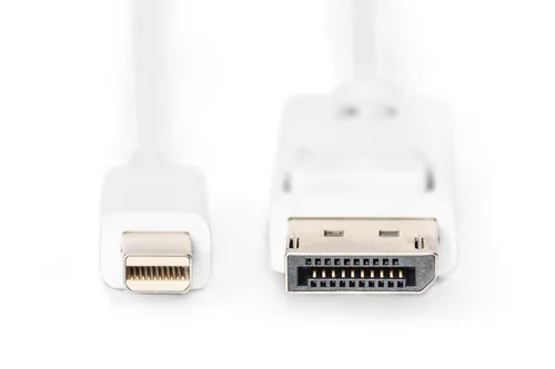 Digitus AK-340102-030-W cavo DisplayPort 3 m Mini DisplayPort Bianco