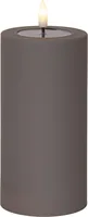 Star Trading LED Pillar Kerze Flamme Soft Indoor, 17.50 cm, Braun - Betriebsart: Batteriebetrieb - Fernbedienung: Nein - Aussenanwendung: Keine Angaben - Höhe: 17.5 cm - Timerfunktion: Ja - Set: Nein