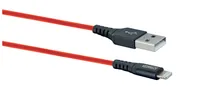 Schwaiger USB-Kabel 2.0 St. A->Apple Lightning 1,20m Rot