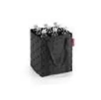 Reisenthel Flaschentasche Glossy Dots Black - Breite: 24 cm - Detailfarbe: Schwarz - Material: Polyester - Höhe: 28 cm - Länge: 24 cm