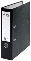 VON Ordner 8 cm, Schwarz - Zusatzfächer: Nein - Anzahl Ringe: 2 - Breite: 8 cm - Detailfarbe: Schwarz