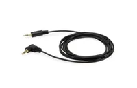 Equip Audiokabel 3.5mm abgew. StSt 2.50m schwarz Polybeutel
