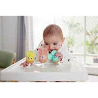 Hape Lustiges Tierrassel-Trio - Material: BPA-Frei - Spielzeugtyp: Rassel weich - Detailfarbe: Mehrfarbig - Alter ab: 0 Monate
