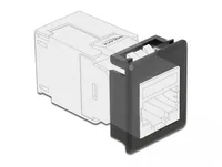 Delock Halterung Keystone - Typ: Halterung - Detailfarbe: Schwarz