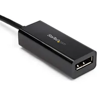 StarTech.com USB C to DisplayPort Adapter - 8K/5K/4K USB Type C to DP 1.4 Alt Mode Video Converter - HBR3/DSC/HDR - 8K 60Hz Thunderbolt 3 Compatible DisplayPort Monitor Display Adapter