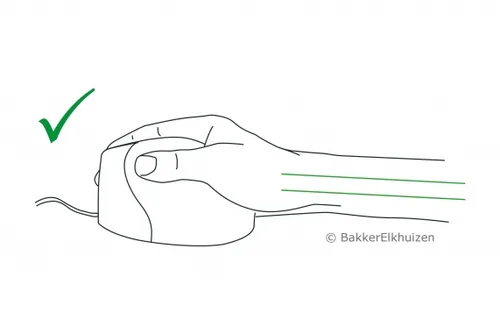 BakkerElkhuizen Evoluent Standard kabelgebunden Rechtshänder Maus