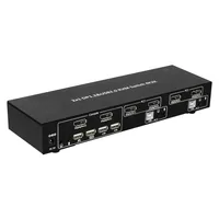 Techly KVM Switch, 4 Port, Display Port 1.2
