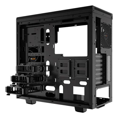 be quiet! PC-Gehäuse Pure Base 600 - Unterstützte Mainboards: ATX - Micro-ATX - Mini-ITX - Detailfarbe: Silber - Sichtfenster: Nein - Gehäuse Bauart: Mid-Tower
