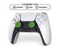 KontrolFreek Precision Sports Thumbsticks ? Football Edition  (grün/schwarz, 2 Stück, für Playstation 5/4 Controller)