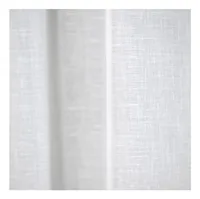 Casa Leon Tagvorhang mit Faltenband Wiola, 140 cm x 175 cm, Weiss - Breite: 140 cm - Höhe: 175 cm - Nachhaltigkeit: Nicht angegeben - Aufhängung: Clic Gleiter - Vorhangtyp: Vorhang mit Faltenband - Motiv: Ohne Motiv