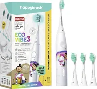 ECO VIBE KIDS Agnes + 3 Refills, Elektrische Zahnbürste (weiß)