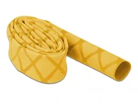 Delock Schrumpfschlauch X-Muster rutschfest 1 m x 15 mm Gelb - Detailfarbe: Gelb - Länge: 1 m - Durchmesser: 15 mm - Material: Polyolefin