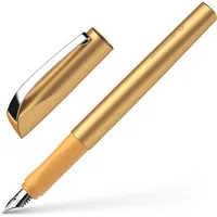 Schneider Füllfederhalter Ceod Shiny Medium (M), Bronze - Strichstärke: Medium (M) - Set: Nein - Verpackungseinheit: 1 Stück - Schriftfarbe: Königsblau - Anwender: Schüler - Studenten - Büro - Erwachsene - Stiftfarbe: Bronze