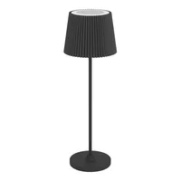 EGLO Leuchten Tischleuchte Leonero Akku H:370 LED-CCT Touch Schwarz - Betriebsart: Akkubetrieb - USB - Lampensockel: LED - Smart Home: Nicht kompatibel - Zusätzliche Ausstattung: Berührungssensor - inkl. Ladekabel - Tragbar - Variable Farbtemperatur - Anw