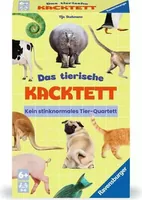 Ravensburger Das tierische Kacktett - Sprache: Deutsch - Kategorie: Kartenspiel - Lernspiel - Altersempfehlung ab: 6 Jahren - Spieldauer: 0 min - Min. Anzahl Spieler: 3 - Max. Anzahl Spieler: 6