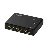 Logilink Switch HDMI 3x1-Port, 1080p60Hz, HDCP,CEC,RC,smal