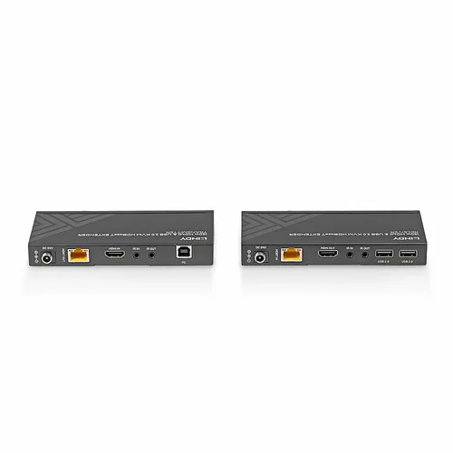 LINDY 150m Cat.6 HDBaseT KVM Extender, HDMI 4K60, USB 2.0IR