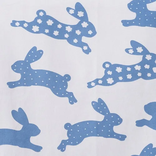 Boltze Tischläufer Charly, 140 x 40 cm - Material: Polyester (PES) - Produkttyp: Tischläufer - Detailfarbe: Blau - Weiss