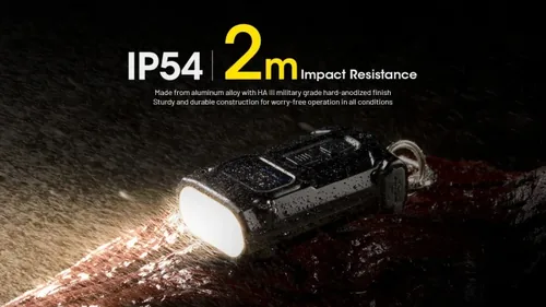 Nitecore Taschenlampe TINI3 600 lm, Orange - Einsatzbereich: Outdoor & Camping - Betriebsart: Akkubetrieb - Leuchtmittel: LED - Wasserfest: Ja - Leuchtweite: 90 m - Max. Laufzeit: 85 h