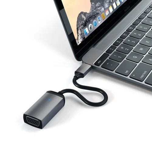 Satechi Type-C zu VGA Adapter space gray