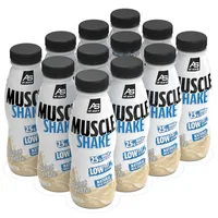 All Stars Milchshake Muscle Vanille - Nährwertangabe pro: 100 ml - Energiegehalt (in kj): 210 KJ - Energiegehalt (in kcal): 50 Kcal - Fett: 0.4 g - Davon gesättigte Fettsäuren: 0.1 g - Kohlenhydrate: 3.9 g