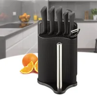 Maestro MR-1413-BLACK posata da cucina e set di coltelli 8 pz