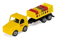 DHL Frachtflugzeug mit Zubehör (blau/weiß)