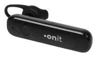 onit Headset Mono In-Ear - Mikrofon Eigenschaften: Keine speziellen Eigenschaften - Verbindung zum Endgerät: Bluetooth - Trageform: In-Ear Ohrbügel - Trageweise: Mono - Tragestil: In-Ear - Ohrbügel - Detailfarbe: Schwarz