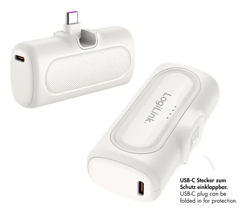 LogiLink PA0349W power bank 5000 mAh White