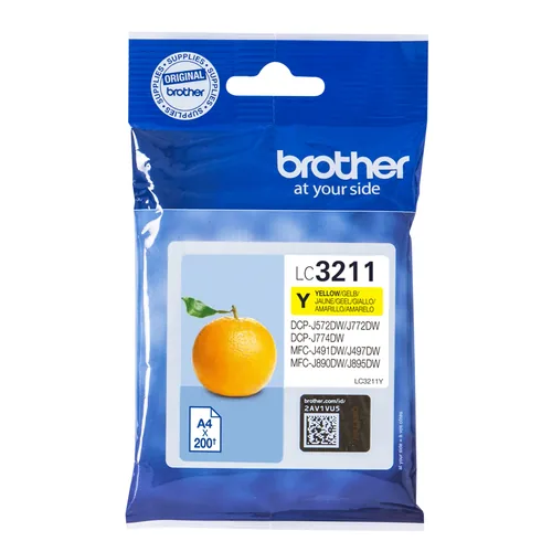 BROTHER Yellow ink cartridge with a capacity of 200 pages