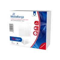 MediaRange CD-Leerhülle schmal für 1 Disc 5.2mm transpa. 10x