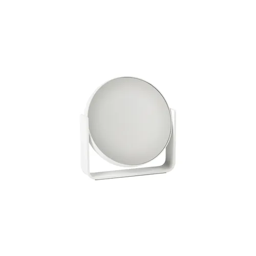 Zone Denmark Tischspiegel Ume White - Vergrösserung: 5 × - 1 × - Detailfarbe: White - Form: Rund - Wandhalterung: Nein
