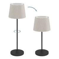 EGLO Leuchten Tischleuchte Leonero Akku H:370 LED-CCT Touch Schwarz - Betriebsart: Akkubetrieb - USB - Lampensockel: LED - Smart Home: Nicht kompatibel - Zusätzliche Ausstattung: Berührungssensor - Dimmer - Tragbar - Variable Farbtemperatur - Anwendungsbe