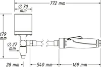 Pneumatischer Injektor Schlagauszieher 9098/24 (24-teilig, inkl. Luftanschlussnippel)