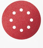 Bosch Schleifblatt-Set Klett, Ø 125 mm, Körnung 80 25 Stück - Zubehörtyp: Schleifblatt - Für Material: Universal
