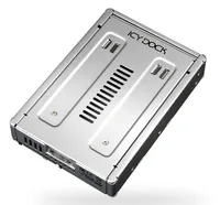 Icy Dock MB982IP-1S-1 storage drive docking station Silber