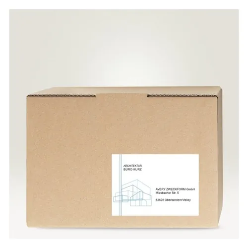 Avery Zweckform Universal-Etiketten 210 x 148 mm,130 Etiketten / 65 Bogen - Klebehaftung: Selbstklebend - Drucker Kompatibilität: Inkjet - Laser - Anzahl Blatt: 65 × - Papierformat: A4 - Anzahl Etiketten: 130 - Etikettengrösse: 210 x 148 mm