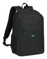 Rivacase Gremio backpack City backpack Black Polyester, Recycled polyethylene terephthalate (rPET)