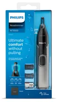 Philips 3000 series Nose Trimmer Series 3000 NT3650/16 Washable nose, ear and eyebrow trimmer with 2 combs