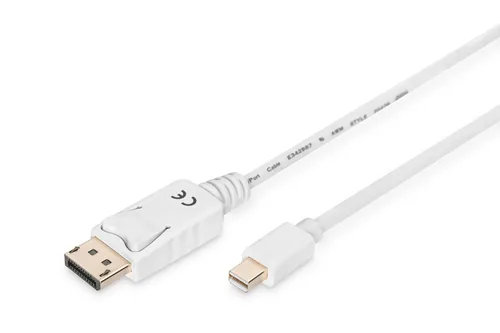Digitus AK-340102-030-W cavo DisplayPort 3 m Mini DisplayPort Bianco