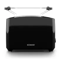 Bomann TA 6065 CB 2 slice(s) 750 W Black