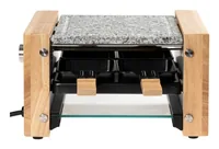 FURBER Racletteofen Festa 4 Personen 650 W - Anzahl Personen: 4 - Funktionen: Tischgrill - Raclette - Connect-System: Nein - Grillplatte: Stein - Pfännchenablage: Ja