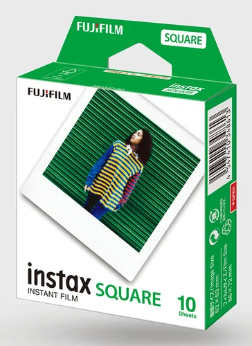 Fujifilm Instax Film 10 Shots SQUARE pellicule polaroid 10 pièce(s) 54 x 86 mm