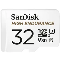 SanDisk microSDHC-Karte High Endurance UHS-I 32 GB - Speicherkartentyp: microSDHC - Speicherkapazität: 32 GB - Geschwindigkeitsklasse: UHS-I - V30 - U3 - Class 10 - Lesegeschwindigkeit max.: 100 MB/s - Schreibgeschwindigkeit max.: 40 MB/s - Speicherkarten