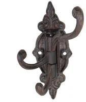 Esschert Design Wandhaken drehbar, Braun - Detailfarbe: Braun