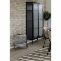 House Nordic Servierwagen Beja Grau - Tiefe: 40 cm - Breite: 49.5 cm - Höhe: 61 cm - Detailmaterial: Metall - Grundmaterial: Metall