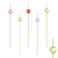 Papstar Einweg-Party-Piekser Pearl 100 Stück Beige - Produkttyp: Einweg-Party-Piekser - Materialtyp: Holz - Material: Holz - Detailfarbe: Mehrfarbig - Verpackungseinheit: 100 Stück