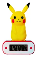 Teknofun Wecker Pikachu mit LED-Lampe - Detailfarbe: Gelb - Rot - Themenwelt: Pokémon