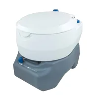 Portable Campingtoilette 20L (weiß/grau)